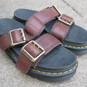 Doc Martens Women's Size 9 Men's Size 8. Myles 2 Sandal Brown Leather Adjustable